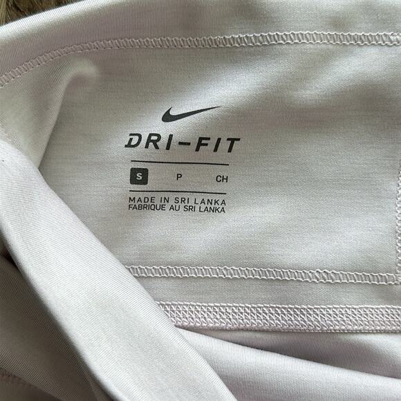 Nike Yoga Wrap 7/8 Tights Leggings Light Pink Size Small High Rise - Picture 4 of 7